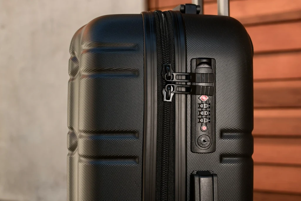 travel bag with a lock