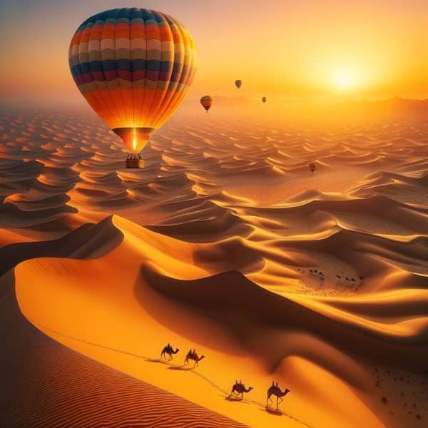 hot air balloon dubai ticket