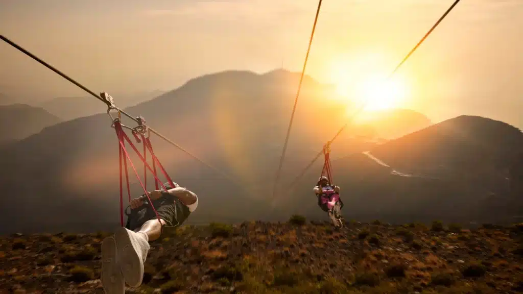 jebel jais zipline offers