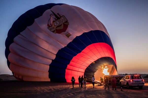hot air balloon flights