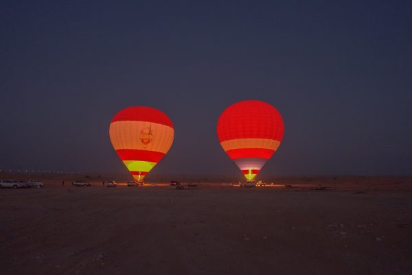 hot air balloning