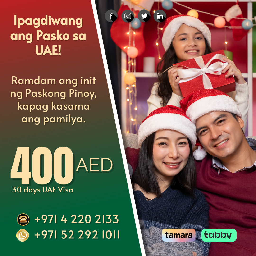 dubai visa for filipino requirements