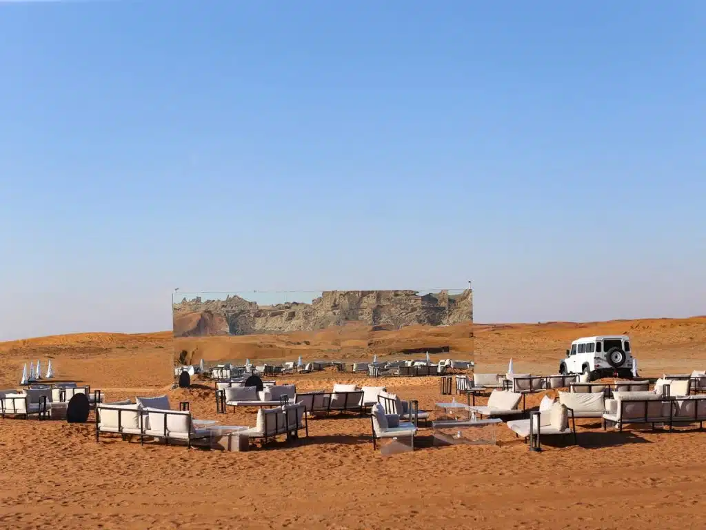 hidden cafe al qudra desert