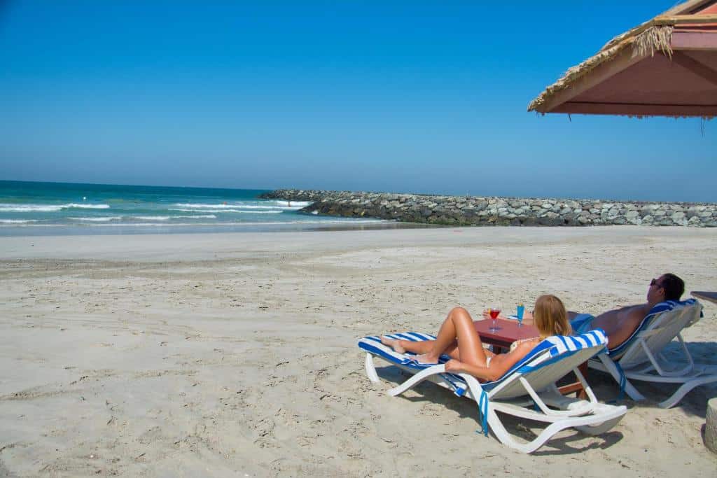 ajman beach resorts with tabby or tamara