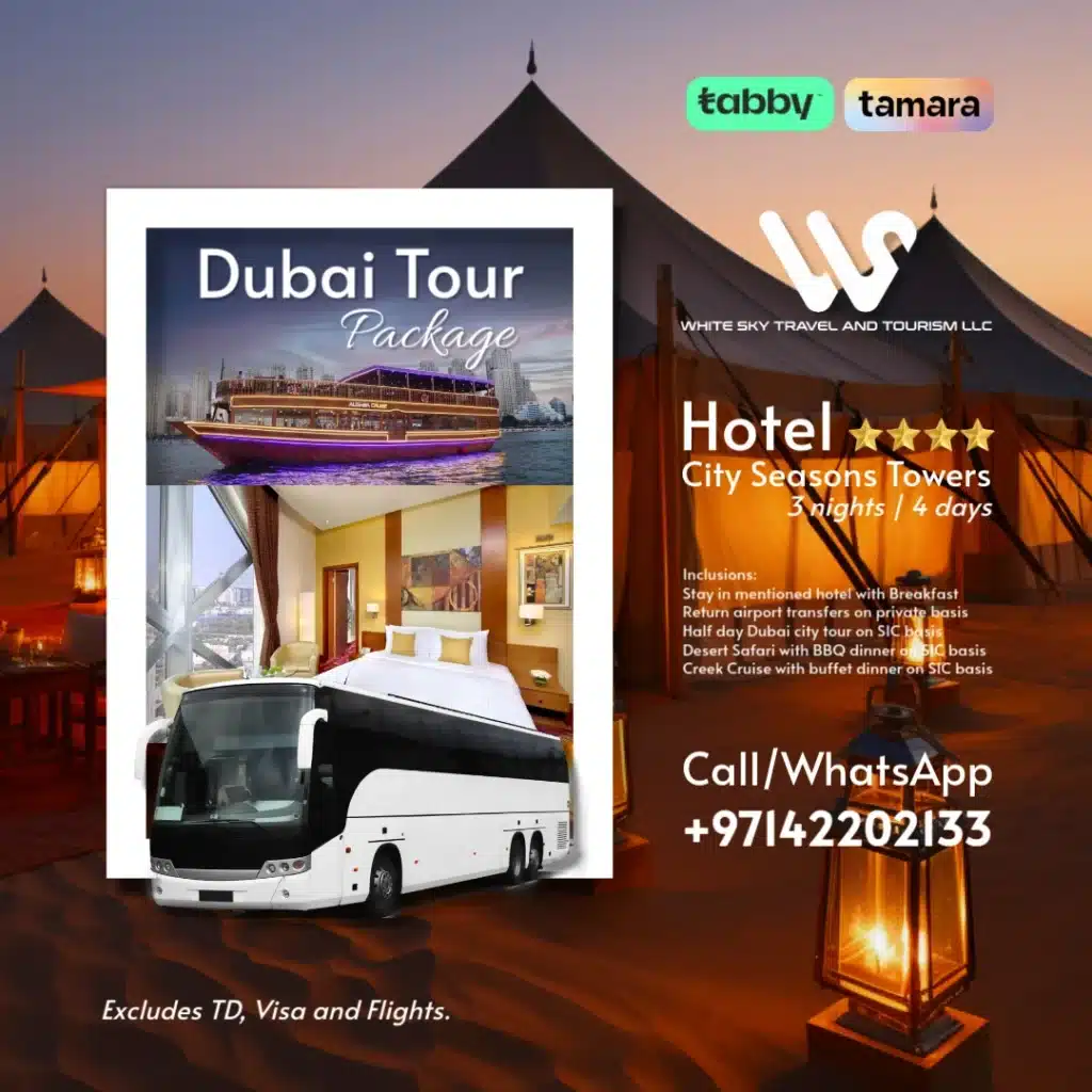 tour agencies in Dubai white sky travel